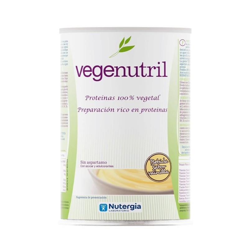 Nutegia Vegenutril Vainilla (350 gr) | Farmacia Tuset