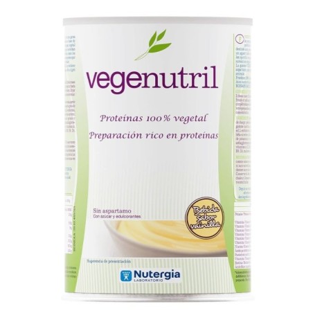 Nutegia Vegenutril Vainilla (350 gr) | Farmacia Tuset