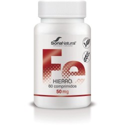 Soria Natural Hierro Liberación Sostenida 50mg (60 comp) | Farmacia Tuset