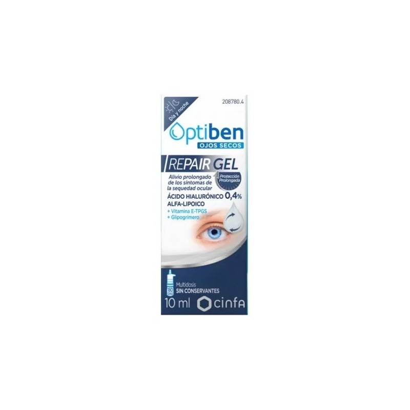 Optiben Ojos Secos Repair Gel (10 ml) | Farmacia Tuset