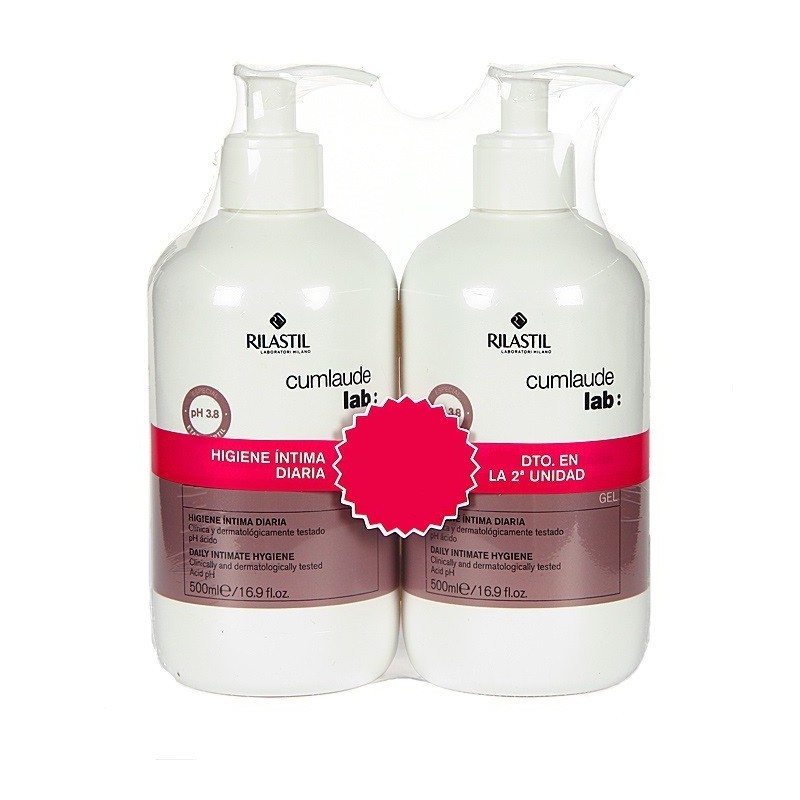 Cumlaude Pack Gel Higiene Íntima Diaria (2 x 500ml) | Farmacia Tuset