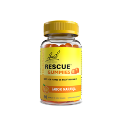 Bach Rescue Gummies 60 pastillas sabor naranja| Farmacia Tuset