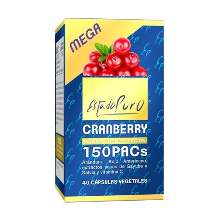 Tongil Estado Puro Cranberry Mega 150 PACS (40 cáps) | Farmacia Tuset