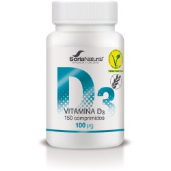 Soria Natural Vitamina D3 Liberación Sostenida (150 comp) | Farmacia Tuset