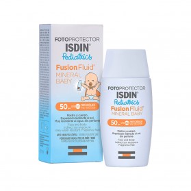 Isdin Pediatrics Fusion Fluid Mineral Baby FPS 50 50ml| Farmacia Tuset