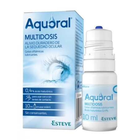 Aquoral Gotas Oftálmicas Multidosis 0,4% (10 ml) | Farmacia Tuset