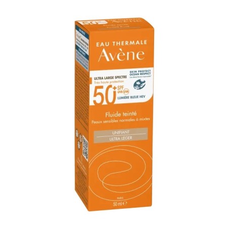 Avene Solar Fluido con Color SPF 50+ (50 ml) | Farmacia Tuset