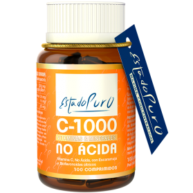 Tongil Estado Puro Vitamina C-1000 No Ácida (100 comp) | Farmacia Tuset