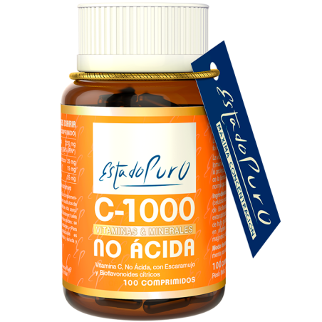 Tongil Estado Puro Vitamina C-1000 No Ácida (100 comp) | Farmacia Tuset