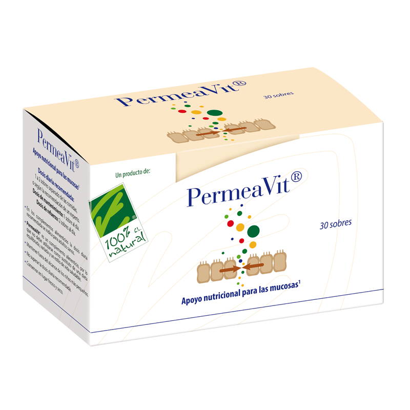 Permeavit - Cien por Cien Natural (30 sobres) | Farmacia Tuset