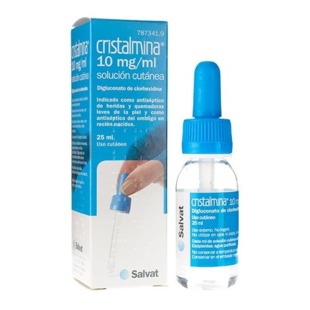 Cristalmina 10 mg/ml Solución Cutánea (25 ml) | Farmacia Tuset