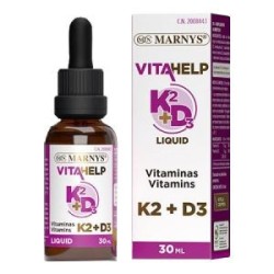 Marneys Vitalhelp Vitamina K2+D3 30 ml | Farmacia Tuset.