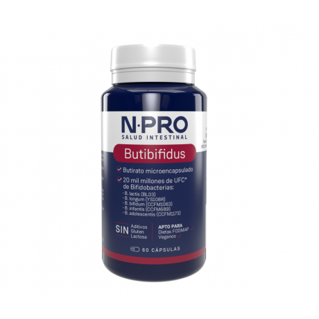 NPRO Butibifidus (60 cápsulas) | Farmacia Tuset