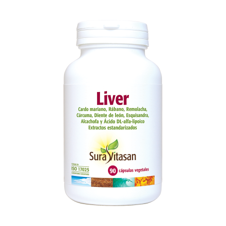 Sura Vitasan Liver 90 cápsulas | Farmacia Tuset