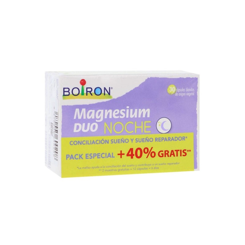 Boiron Magnesium Duo Noche (30 + 12 cápsulas) | Farmacia Tuset