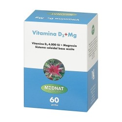 MEDNAT VITAMINA D3 + MAGNESIO 60PERLAS | Farmacia Tuset