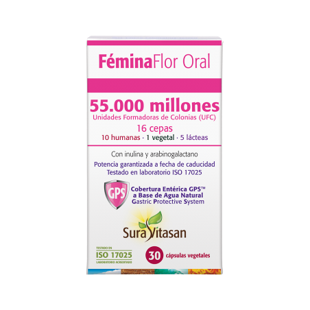 SURA VITASAN FEMINA FLOR ORAL ( 30 cápsulas)| Farmacia Tuset