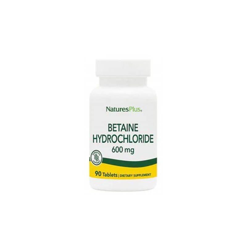 Nature's Plus Betaína HCI 600mg (90 comp) | Farmacia Tuset