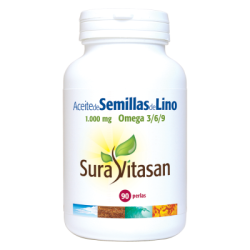 Sura Vitasan Aceite semillas de Lino 100mg 90 perlas | Farmacia Tuset