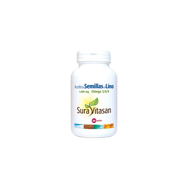 Sura Vitasan Aceite semillas de Lino 100mg 90 perlas | Farmacia Tuset