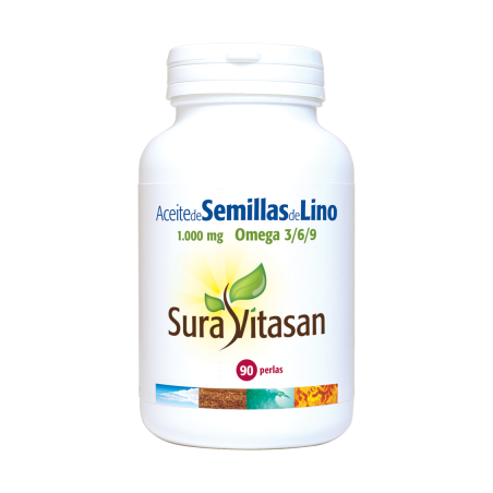 Sura Vitasan Aceite semillas de Lino 100mg 90 perlas | Farmacia Tuset