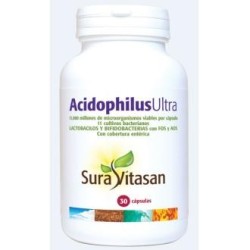 Sura Vitasan Acidophilus ultra 30 cápsulas | Farmacia Tuset.