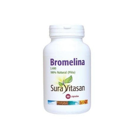 Sura Vitasan Bromelina 2400 30 cápsulas. | Farmacia Tuset.