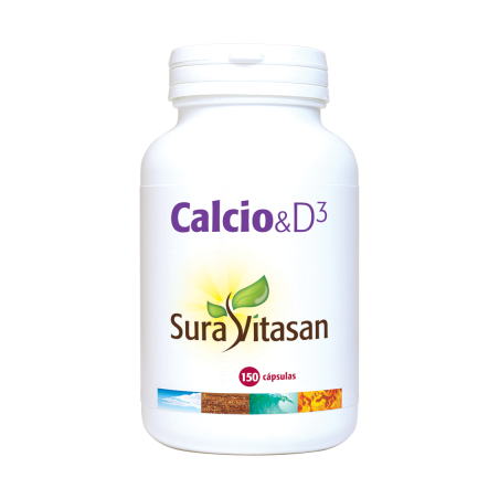 Sura Vitasan Calcio & D3 150 cápsulas | Farmacia Tuset