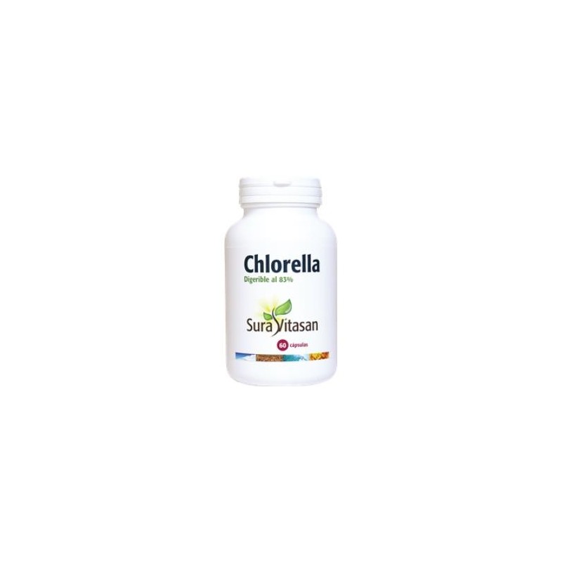 Sura Vitasan Chlorella 455mg 60 cápsulas | Farmacia Tuset.