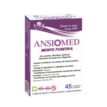 Bioserum Ansiomed Mente Positiva (45 cápsulas) | Farmacia Tuset