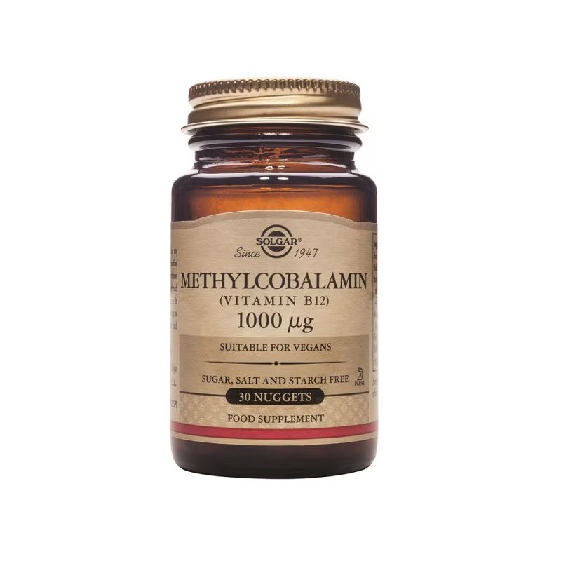 Solgar Methylcobalamin 1000mcg (30 comp masticables) | Farmacia Tuset