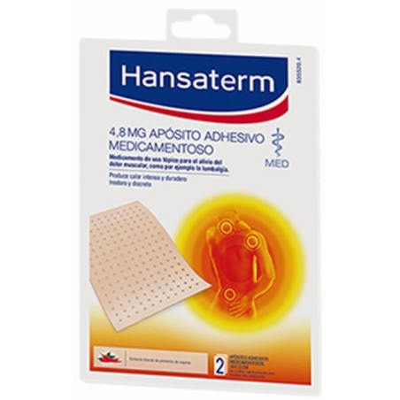 Hansaterm Apósito Adhesivo Medicamentoso 18x12cm (2ud) | Farma Tuset