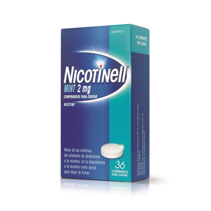 NICOTINELL MINT 2 MG 36 COMPRIMIDOS PARA CHUPAR