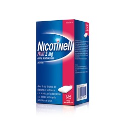 NICOTINELL FRUIT 2 MG 96 CHICLES MEDICAMENTOSOS