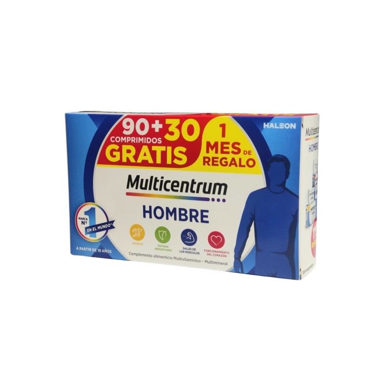 Multicentrum Hombre Pack (90+30 comprimidos) | Farmacia Tuset