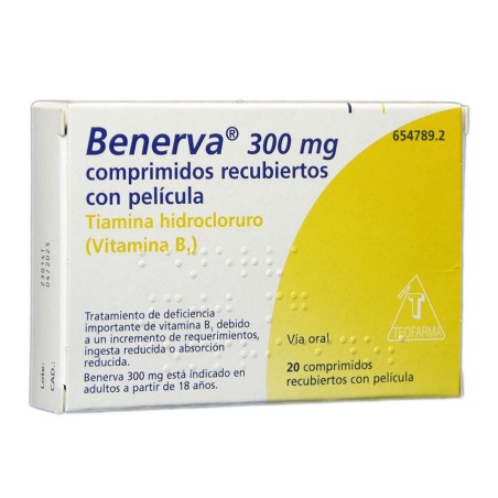 Benerva 300mg (20 comprimidos) | Farmacia Tuset