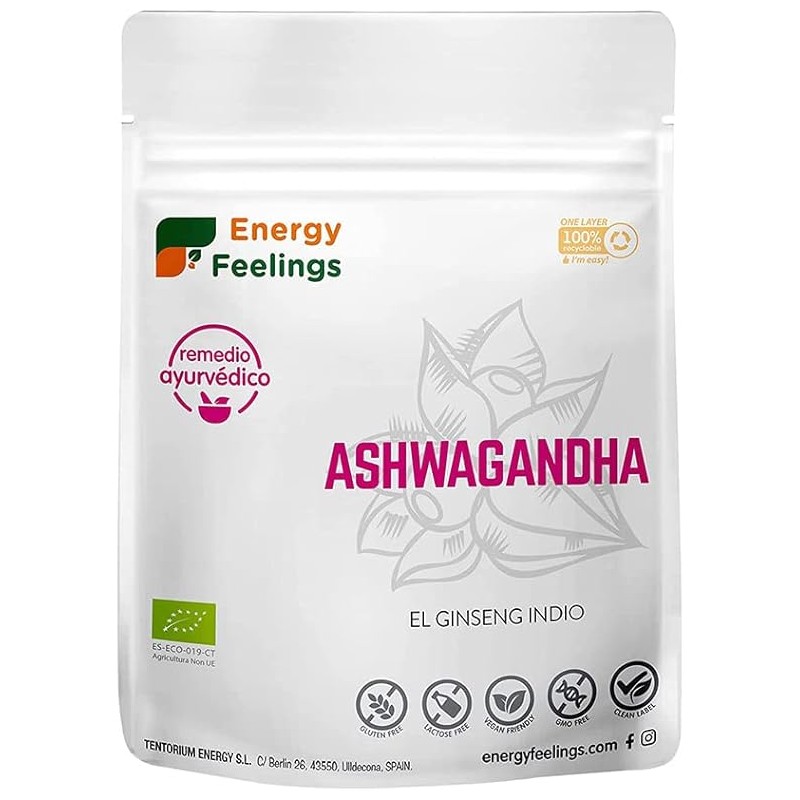 Energy Feelings Ashwagandha Polvo (200 gr) | Farmacia Tuset