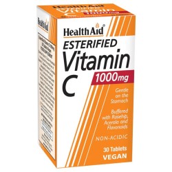 Health Aid Esterified Vitamin C 1000mg (30 comp) | Farmacia Tuset