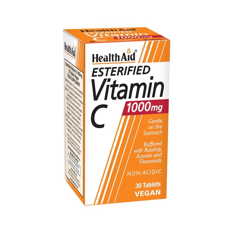 Health Aid Esterified Vitamin C 1000mg (30 comp) | Farmacia Tuset