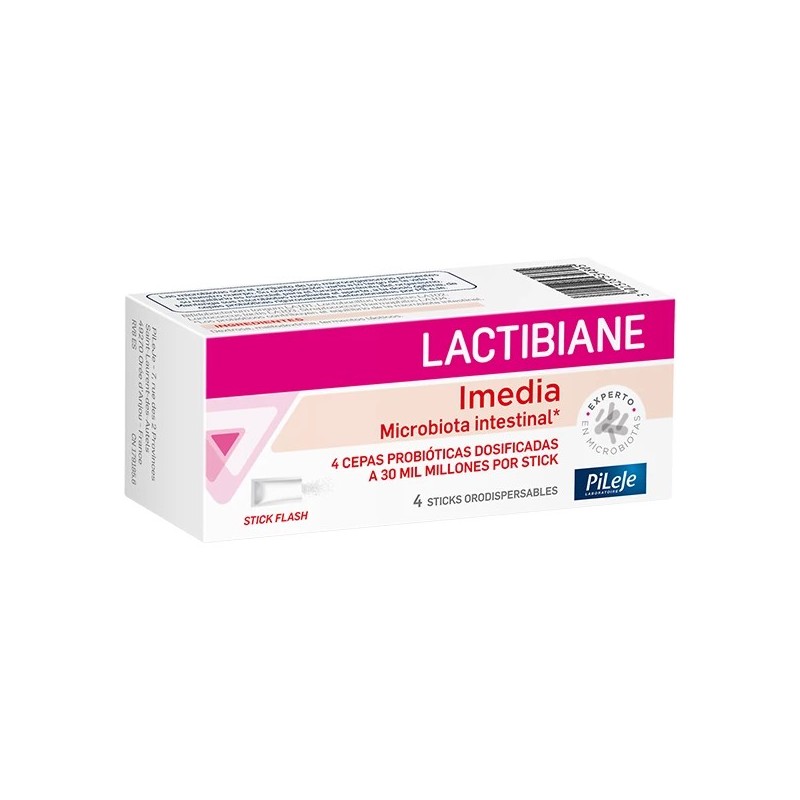 Pileje Lactibiane Imedia (4 sticks) | Farmacia Tuset