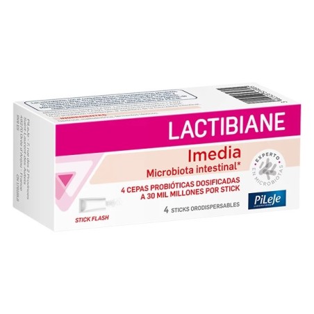 Pileje Lactibiane Imedia (4 sticks) | Farmacia Tuset