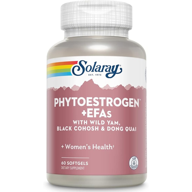 Solaray Phytoestrogen Plus EFAs (60 perlas) | Farmacia Tuset