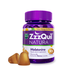 ZZZQUIL Natura Sabor Mango-Plátano (30 gominolas) | Farmacia Tuset