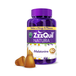 ZZZQUIL Natura Sabor Mango-Plátano (60 gominolas) | Farmacia Tuset