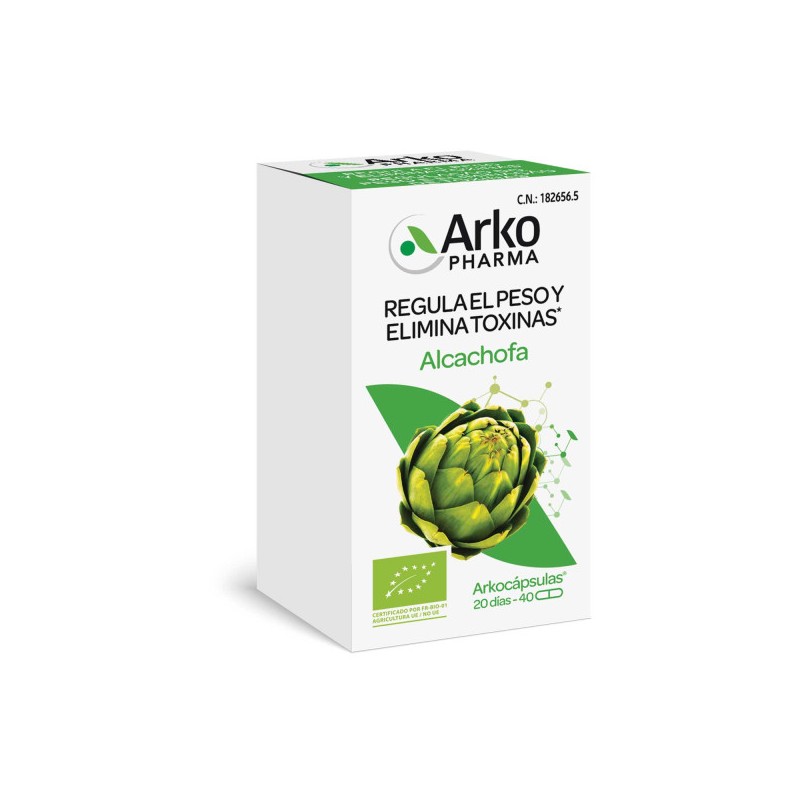 Arkopharma Arkocápsulas Alcachofa BIO (40 caps) | Farmacia Tuset