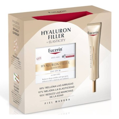 Eucerin Hyaluron Filler Elasticity FPS30 + Contorno | Farmacia Tuset