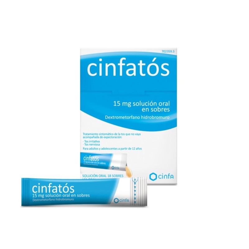 Cinfatos 15mg Solución Oral (18 sobres) | Farmacia Tuset