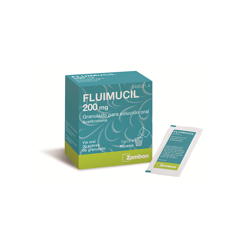 Fluimucil 200mg 30 sobres | Farmacia Tuset