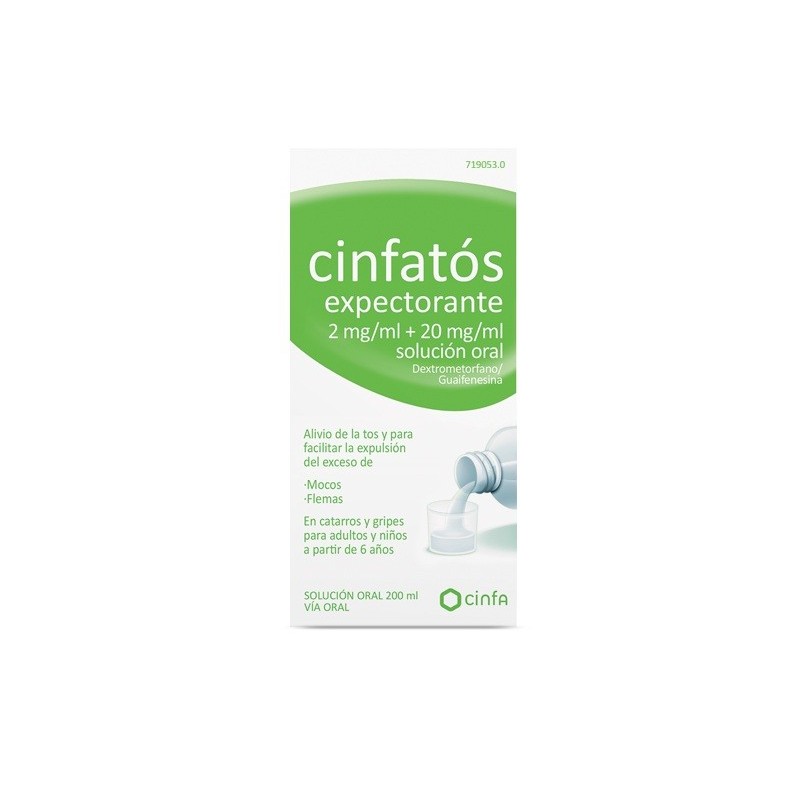 Cinfatós expectorante solucion oral 200ml | Farmacia Tuset