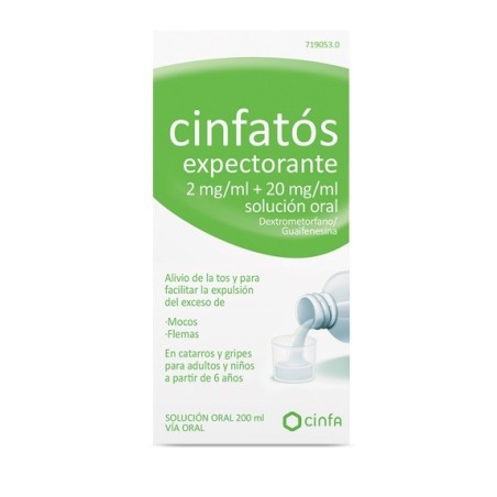 Cinfatós expectorante solucion oral 200ml | Farmacia Tuset